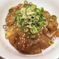 miion☆'s cooksnap of when they made ブリの漬け丼　ニンニク醤油かけ。。。.
