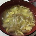 料理初心者男。's cooksnap of when they made 白だしたまごスープ.