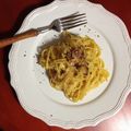 ぴあもろ's cooksnap of when they made 簡単！カルボナーラ〜炭焼き人のパスタ〜.