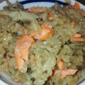 ●あき●'s cooksnap of when they made 舞茸と鮭の炊き込みご飯….