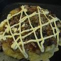 yukarin16's cooksnap of when they made おもちとスライスチーズｎｏお好み焼き♡.
