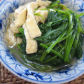 MIYA缶's cooksnap of when they made ほうれんそうと油揚げの旨煮.