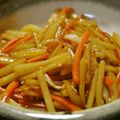 ♥孔燐♥'s cooksnap of when they made 胡麻たっぷりにんじんとじゃがいもキンピラ.
