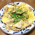 YUKIKI☆'s cooksnap of when they made 豚生姜焼きを卵でとじて～汁なし豚たま丼♪.