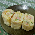 赤い電話's cooksnap of when they made 具だくさん卵焼き.