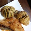 ckromi's cooksnap of when they made レンジで時短！ハッセルバックポテト.