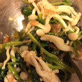 Tarorieko's cooksnap of when they made ほうれん草とじめじの梅和え.