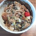狗神love's cooksnap of when they made 色々野菜ときのこで✿ちゃちゃっと豚丼.