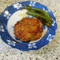 遊＆ちょび's cooksnap of when they made 簡単やわらかハンバーグ.
