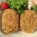 リコちゃんママ☆'s cooksnap of when they made 簡単！揚げない チーズinコロッケ.