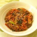 えれぼん's cooksnap of when they made 牛肉と春雨の麻婆煮込み.