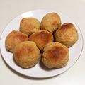 AMNOSsira's cooksnap of when they made 低糖質　おからと大豆粉の丸パン.