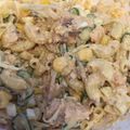 8800mie's cooksnap of when they made 鮭骨缶のマカロニサラダ.