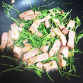 さぁぁあちん's cooksnap of when they made そらまめ豆苗のスタミナ炒め.