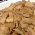 キムコロ's cooksnap of when they made むね肉と大根のダブル味噌炒め.