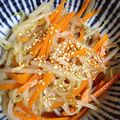 夕飯は６時です's cooksnap of when they made ニンニクが決め手♪もやしのナムル.