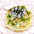 ☆☆moka☆☆'s cooksnap of when they made しらすとあさつきの和風クリームパスタ.