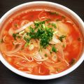 史姫siki's cooksnap of when they made ◆ 元祖 ガーリックトマトにゅう麺.