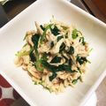 ♡ちろぽん♡'s cooksnap of when they made ササミとミツバのワサビ醤油和え.
