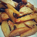 ゆむゅむ1123's cooksnap of when they made なすとジャガイモの甘辛炒め♪.