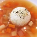 ❇︎なっつん❇︎'s cooksnap of when they made カフェ風☆余りごはんで食べるスープ.