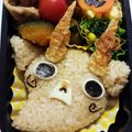 あくび王子まま's cooksnap of when they made 妖怪ウォッチ コマじろう＊キャラ弁.