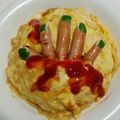 みさみさたま's cooksnap of when they made ハロウィンオムライス♪.