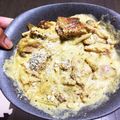 payapayako's cooksnap of when they made 大好き♪チキンソテーのカルボナーラ.