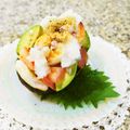 るるおか's cooksnap of when they made 大根おろしで海鮮サラダ☆アボカドココット.