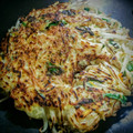 芝政の世界's cooksnap of when they made 残り素麺ともやしのシャキシャキおやき.