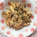 まめだいふく！'s cooksnap of when they made 豚肉とチンゲン菜の中華風炒め.