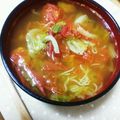 momocookin's cooksnap of when they made 【夏野菜】レタスとトマトのスーラ−蒟蒻麺.