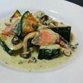 おもちのともち's cooksnap of when they made 鮭とアスパラをゴルゴンゾーラソースで！.
