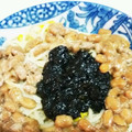 クックH4A7UH☆'s cooksnap of when they made 純和風？！納豆とノリ佃煮の和風パスタ.