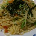 ぶるーおあしす's cooksnap of when they made 簡単☆からすみのパスタ.