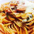 ろーりー's cooksnap of when they made ちゃちゃっと！シンプルなナポリタン.