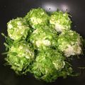 yukappan's cooksnap of when they made 絶品！レタスの肉なし豆腐シュウマイ♡.