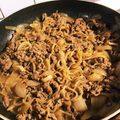 クックN2NY64☆'s cooksnap of when they made 簡単〜我が家の牛丼.