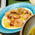 ★ゆっっっこ★'s cooksnap of when they made 海老&柿&チーズの爽やか味噌和え.