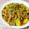 お芋とトマト's cooksnap of when they made もやしと魚肉ソーセージの炒め物.