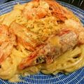 ｈｍｗｒ's cooksnap of when they made クリスマスのパスタ　エビクリーム.