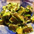 i☆can's cooksnap of when they made 四角豆＝ウリズンのガーリック炒め.