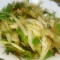 よ み's cooksnap of when they made 塩こぶとレモンでネギと茗荷のサッパリ和え.