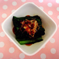 舞花ちゃん☆'s cooksnap of when they made ☆ほうれん草のおひたし☆.