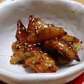 むむむん's cooksnap of when they made 簡単おつまみ 鶏皮の甘辛ゴマまぶし.