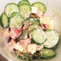 ♪ミチル♪'s cooksnap of when they made きゅうりと焼き豚☆ゴマサラダ.