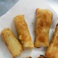 クックRYTDC4☆'s cooksnap of when they made 簡単。美味しい。笹かまのチーズ春巻き.