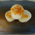 melmarilyn's cooksnap of when they made ことこと大根のねぎ生姜だれ.
