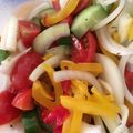 pochi_neko's cooksnap of when they made 柿と野菜のカラフルマリネ.