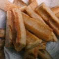 ジューシーフルーツ's cooksnap of when they made 簡単！おつまみに！レンコンの素揚げ.